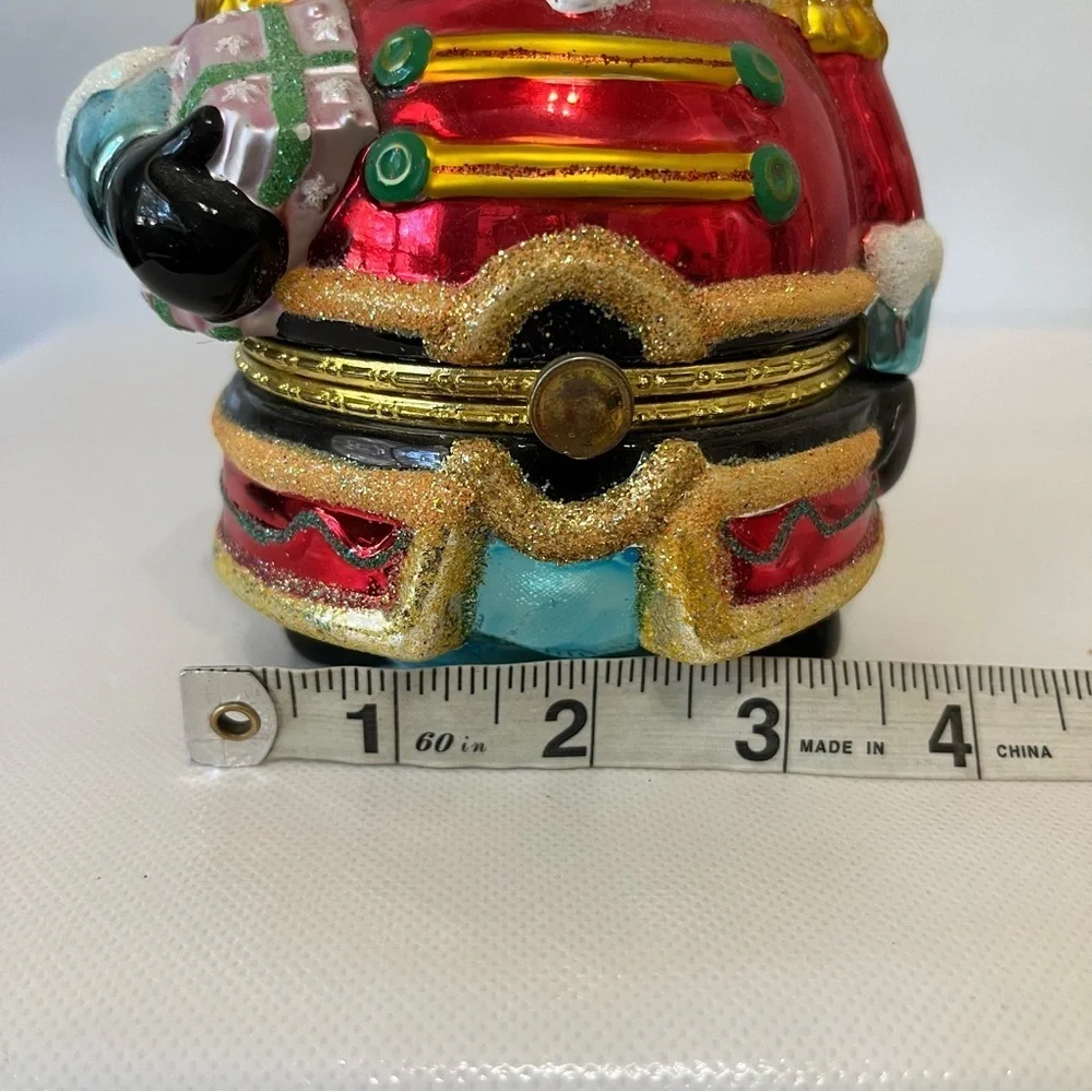 Christopher Radko Jolly Nutcracker Hinged Keepsake Box 2004